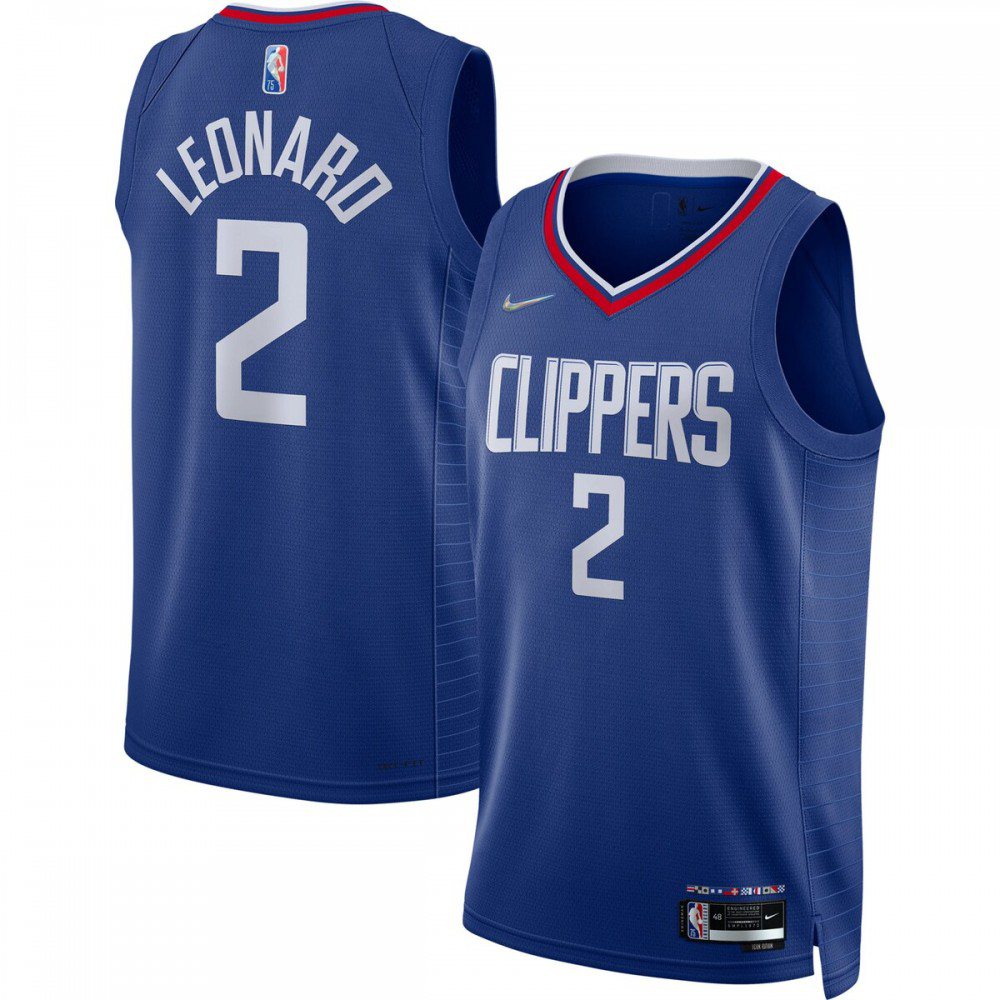 Kawhi Leonard LA Clippers 2021/22 Diamond Swingman Jersey - Icon Edition - Royal-Pro Kit Vault | Brand New 26/27 Sports Jerseys